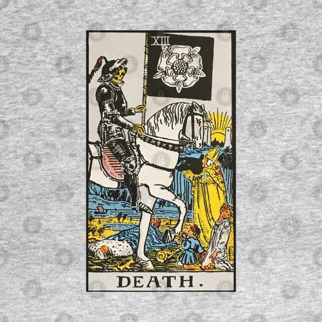 The Death tarot card by Nate's World of Tees